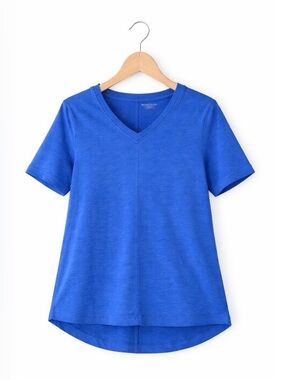 Chico’s Vibrant Blue Short Sleeve Tee
